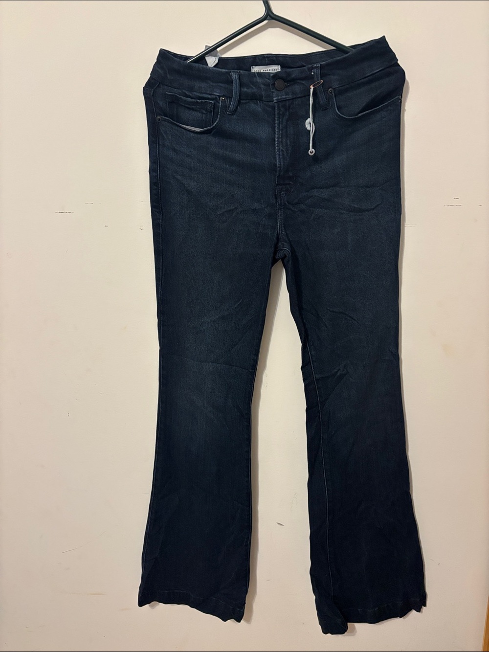 Good American Dark Indigo 516 Good Leg s Flare Jeans